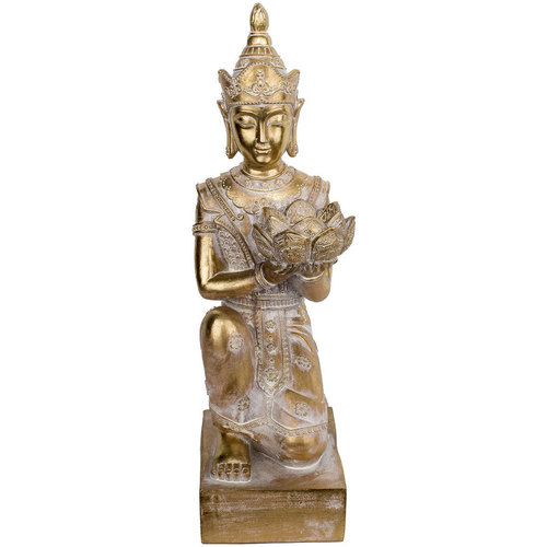 Home Statuetten und Figuren Signes Grimalt Buddha Mit Knien Gold