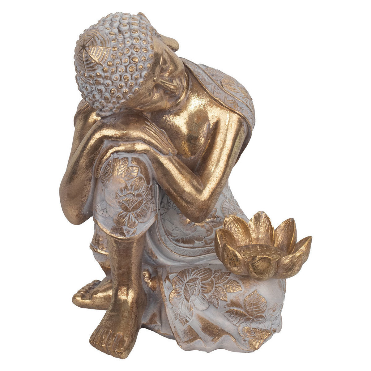 Home Statuetten und Figuren Signes Grimalt Unterstützte Buddha Gold