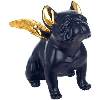 Home Statuetten und Figuren Signes Grimalt Bulldoggenfigur Mit Flügeln Schwarz
