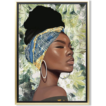Home Gemälde / Leinwände Signes Grimalt Afrikanische Frau Box Grün
