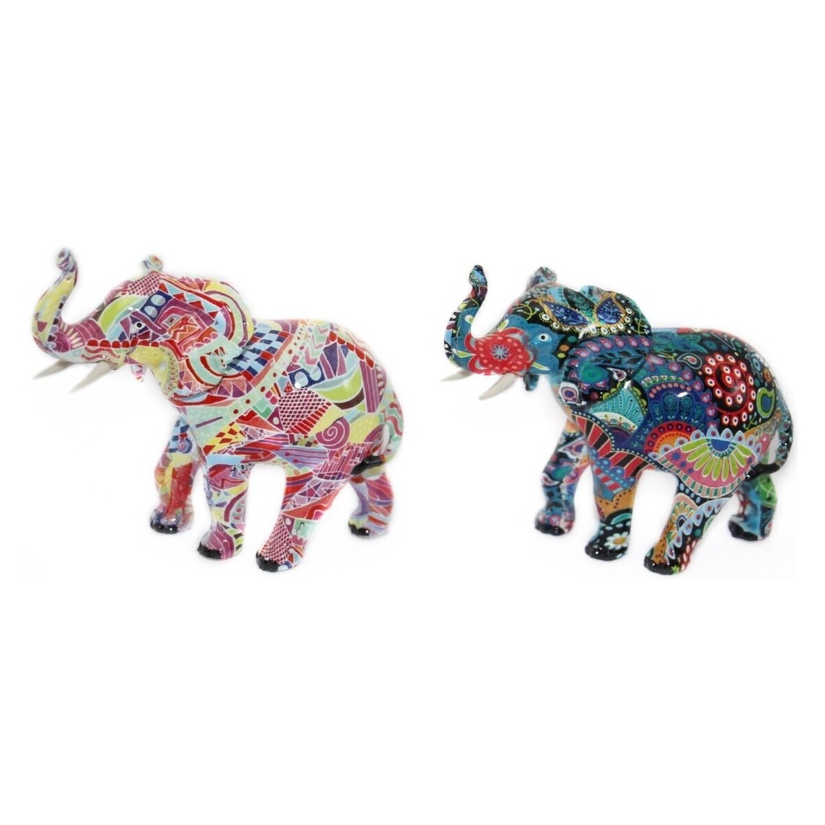 Home Statuetten und Figuren Signes Grimalt Elefant Abbildung 2 Einheiten Multicolor