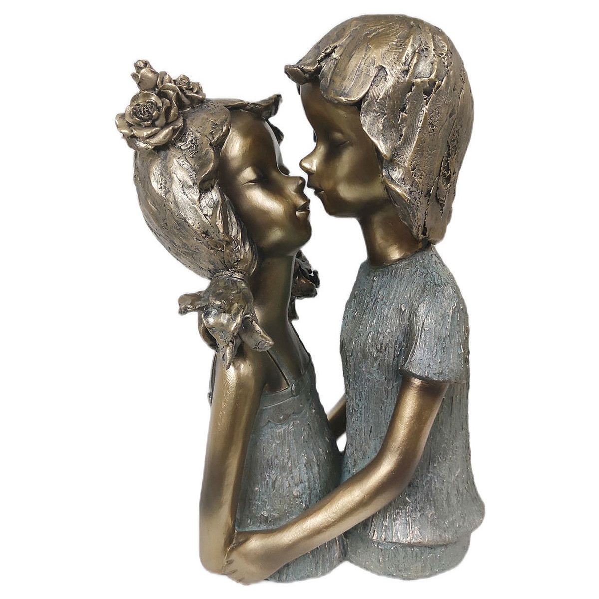 Home Statuetten und Figuren Signes Grimalt Ehepaar Junger Küsse Gold