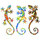Home Statuetten und Figuren Signes Grimalt Eidechse Abbildung 3 Einheiten Multicolor