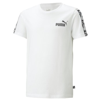 Kleidung Jungen T-Shirts Puma ESS TAPE CAMO Weiss
