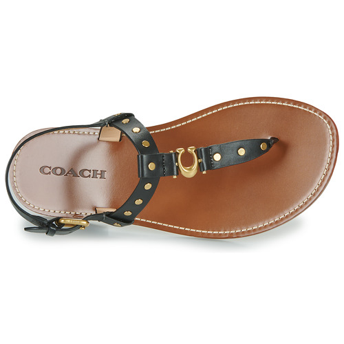 Coach HAILEE LEATHER SANDAL Schwarz
