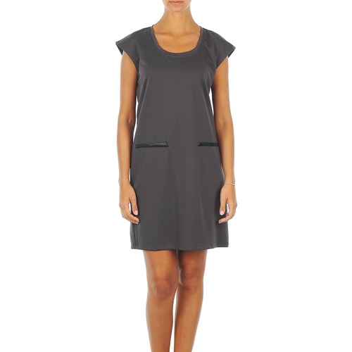 Vero Moda CELINA S/L SHORT DRESS Grau