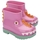 Schuhe Kinder Stiefel Melissa MINI  Rain Boot+Fábula B - Green/Pink Rosa