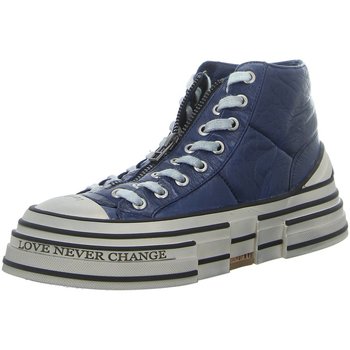 Schuhe Damen Sneaker Rebecca White Soft Nappa Navy VW02L-3.V3 blau