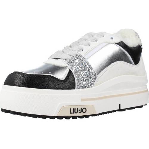 Schuhe Damen Sneaker Liu Jo BF2163 PX312 HERO 15 Silbern