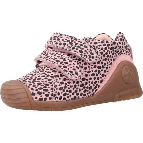 Schuhe Mädchen Derby-Schuhe & Richelieu Biomecanics 221107B Rosa