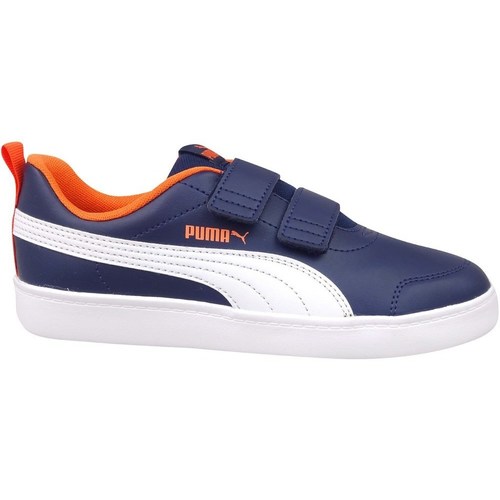 Schuhe Kinder Sneaker Low Puma Courtflex V2 V PS Marine
