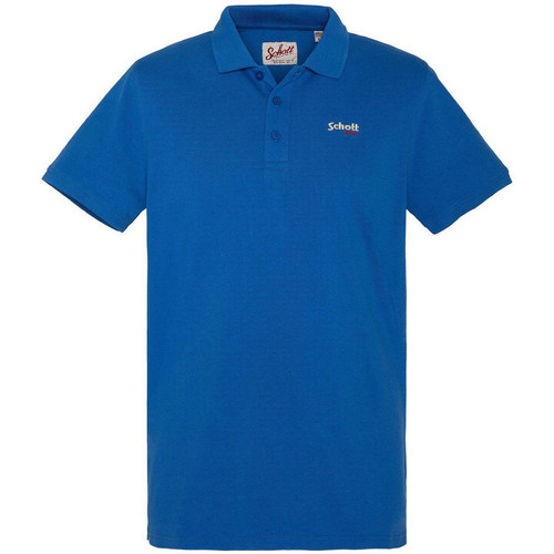 Kleidung Herren Polohemden Schott SC0022 Blau