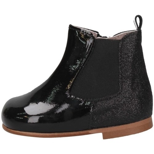 Schuhe Mädchen Boots Cucada 20501AF Ankle Kind Glitzer schwarzer Farbe Multicolor