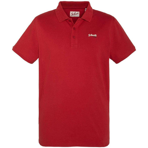 Kleidung Herren Polohemden Schott SC0022 Rot
