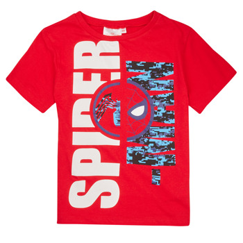 Kleidung Jungen T-Shirts TEAM HEROES  T-SHIRT SPIDERMAN Rot