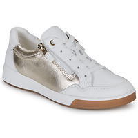 Schuhe Damen Sneaker Low Ara ROM-HIGHSOFT Weiss / Gold