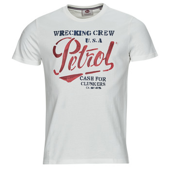 Kleidung Herren T-Shirts Petrol Industries T-Shirt SS Classic Print Weiss