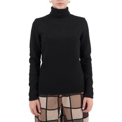 Kleidung Damen Pullover Soho-T Schmaler Rollkragenpullover aus Viskose Schwarz