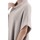 Kleidung Damen Maxikleider Soho-T Strickkleid mit Kragen und Schlitzen Beige