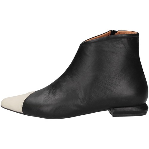 Schuhe Damen Ankle Boots Hersuade 5317 Schwarz