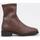 Schuhe Damen Low Boots Krack VALOT Braun