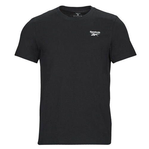 Kleidung Herren T-Shirts Reebok Classic Left Chest Logo Tee Schwarz