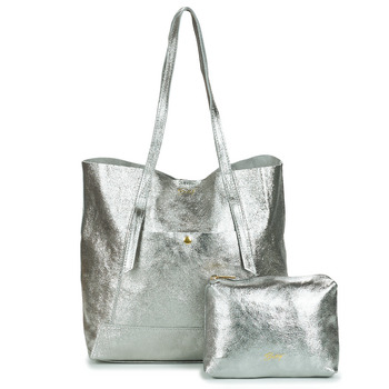 Taschen Damen Shopper / Einkaufstasche Betty London SIMONE Silbern