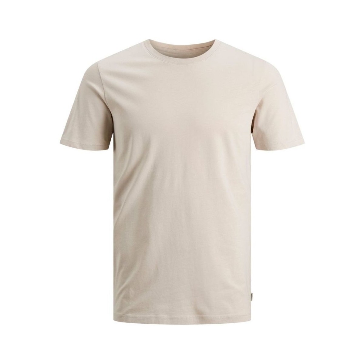 Kleidung Herren T-Shirts & Poloshirts Jack & Jones 12156101 JJEORGANIC BASIC TEE-MOONBEAM Beige