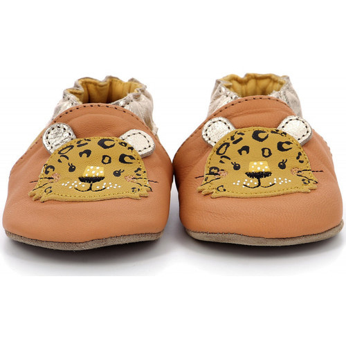 Schuhe Jungen Babyschuhe Robeez Leopardo Braun