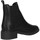 Schuhe Damen Low Boots Francescomilano B17-01A Beatles Frau SCHWARZ Schwarz