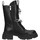 Schuhe Damen Low Boots Exé Shoes Exe' K2017-H4300 Stiefel Frau SCHWARZ Schwarz