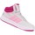Schuhe Kinder Boots adidas Originals Hoops Mid 30 K Creme, Rosa