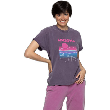 Kleidung Damen T-Shirts & Poloshirts French Disorder T-shirt femme  Mika Washed Arizona Violett