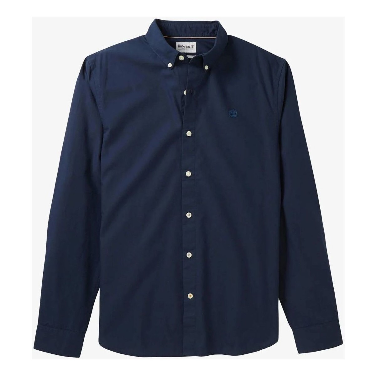 Kleidung Herren Langärmelige Hemden Timberland TB0A21X4 - LS ELVATD OXFORD-Z161 DARK SAPPHIRE Blau