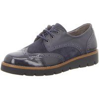 Schuhe Damen Derby-Schuhe & Richelieu Longo Schnuerschuhe Beq.bis25mm-Abs/Keil 1083181 blau