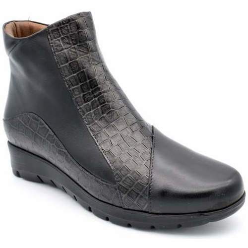 Schuhe Damen Low Boots Pitillos 2501 Schwarz