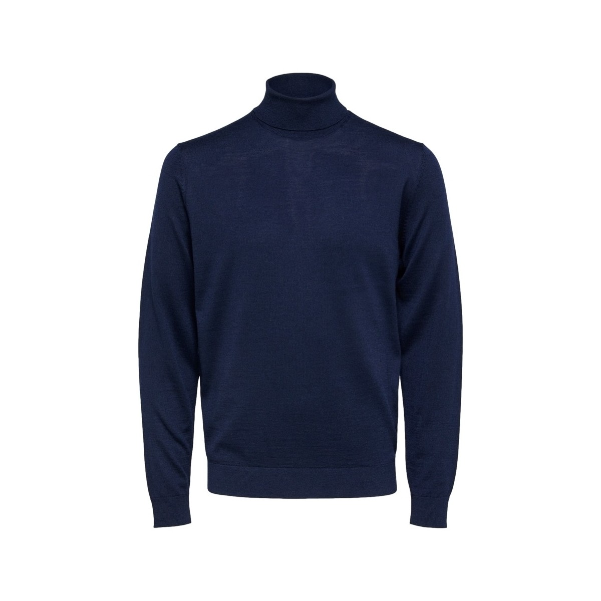 Kleidung Herren Pullover Selected Town Merino - Navy Blazer Blau