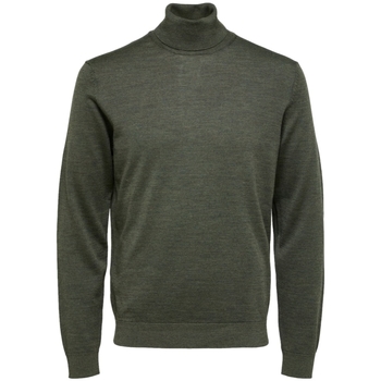 Selected  Pullover Town Merino - Forest Night