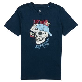 Kleidung Jungen T-Shirts Jack & Jones JORROXBURY TEE SS CREW NECK Marine