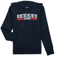 Kleidung Jungen Sweatshirts Jack & Jones JJECORP LOGO SWEAT Marine
