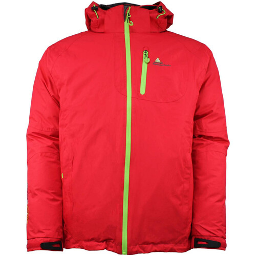 Kleidung Herren Jacken Peak Mountain Blouson de ski 3 en 1 homme CIXI Rot