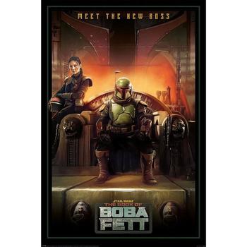 Home Plakate / Posters Star Wars: The Book Of Boba Fett TA9313 Schwarz