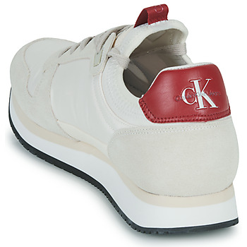 Calvin Klein Jeans RUNNER SOCK LACEUP NY-LTH Weiss / Rot