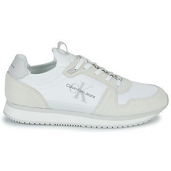 Calvin Klein Jeans RUNNER SOCK LACEUP NY-LTH Weiss
