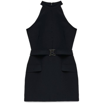 Blugirl  Maxikleider Kreppkleid mit Logo günstig online kaufen