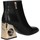 Schuhe Damen Ankle Boots Exé Shoes Exe' M4476-E2571 Stiefeletten Frau SCHWARZ Schwarz