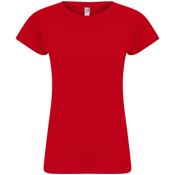 Kleidung Damen Langarmshirts Casual Classics  Rot