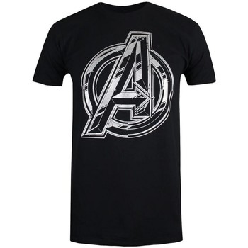 Kleidung Herren Langarmshirts Avengers Infinity War  Schwarz