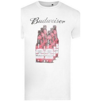 Kleidung Herren Langarmshirts Budweiser  Weiss
