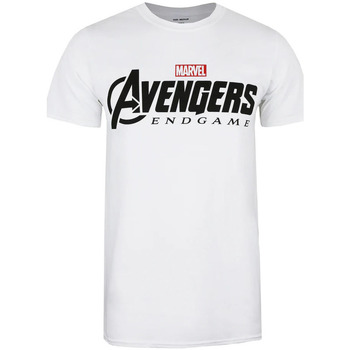 Kleidung Herren Langarmshirts Avengers Endgame  Weiss